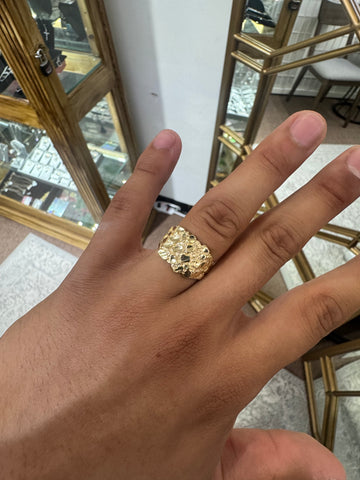 10k Nugget Ring