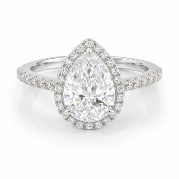 Natural Diamond Custom Engagement Ring