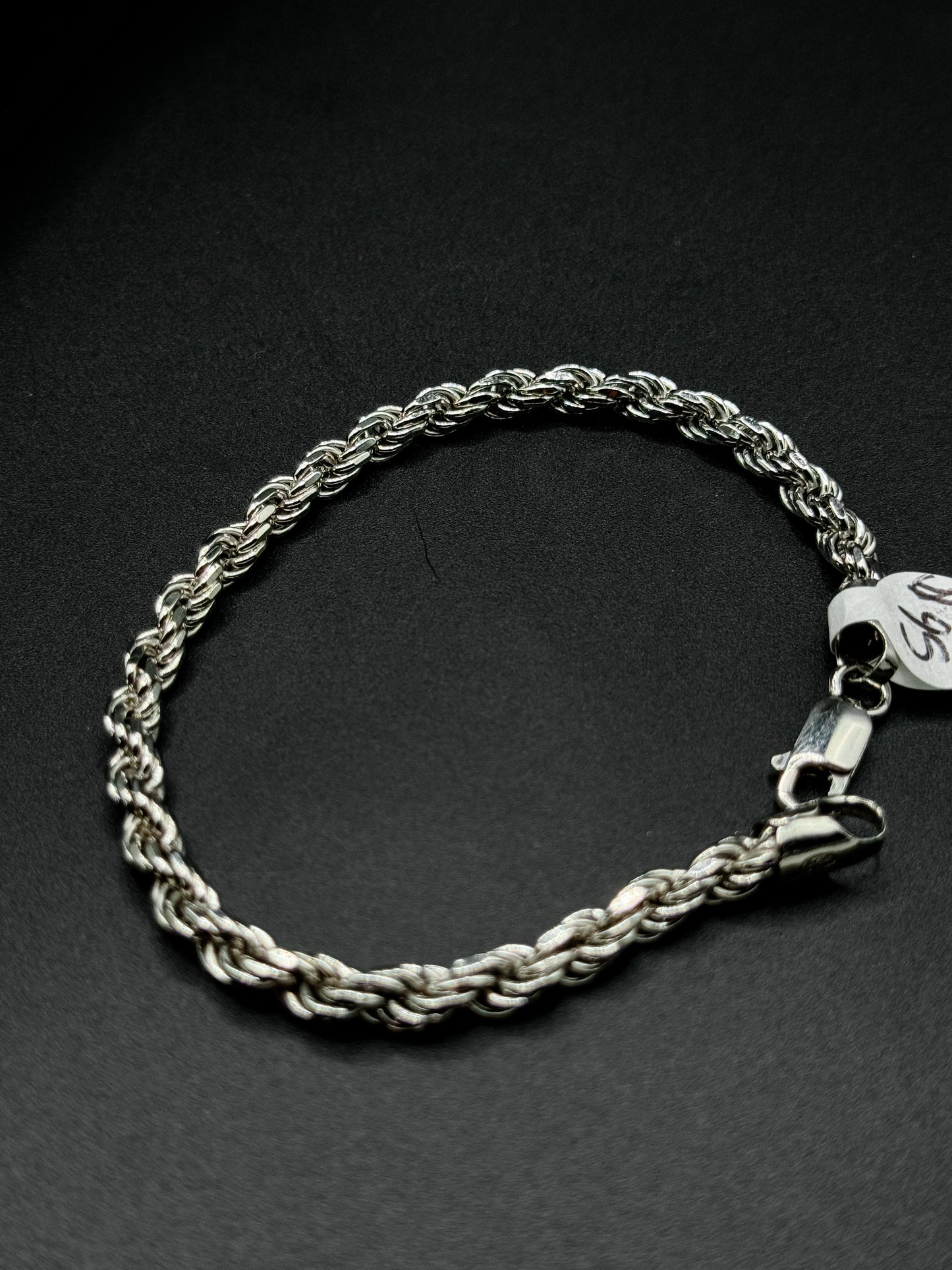 Silver Rope Bracelet