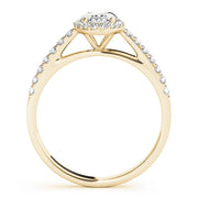 Halo Oval with Accented Band