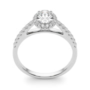 Halo Oval with Accented Band