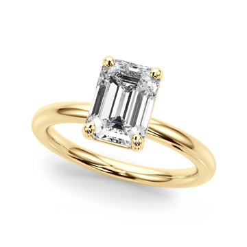 1ct Emerald Cut Engagement Ring