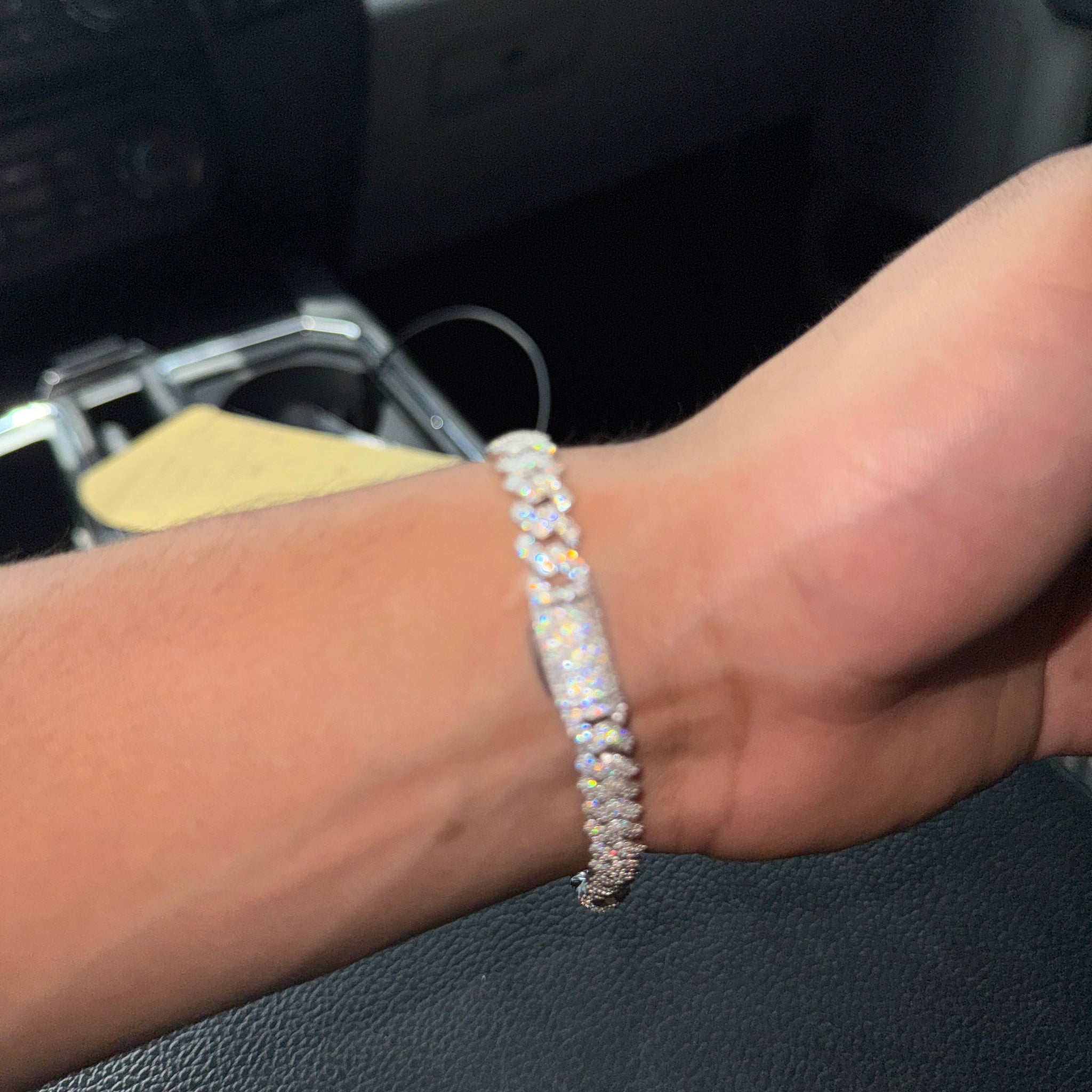 Moissanite Cuban Bracelet