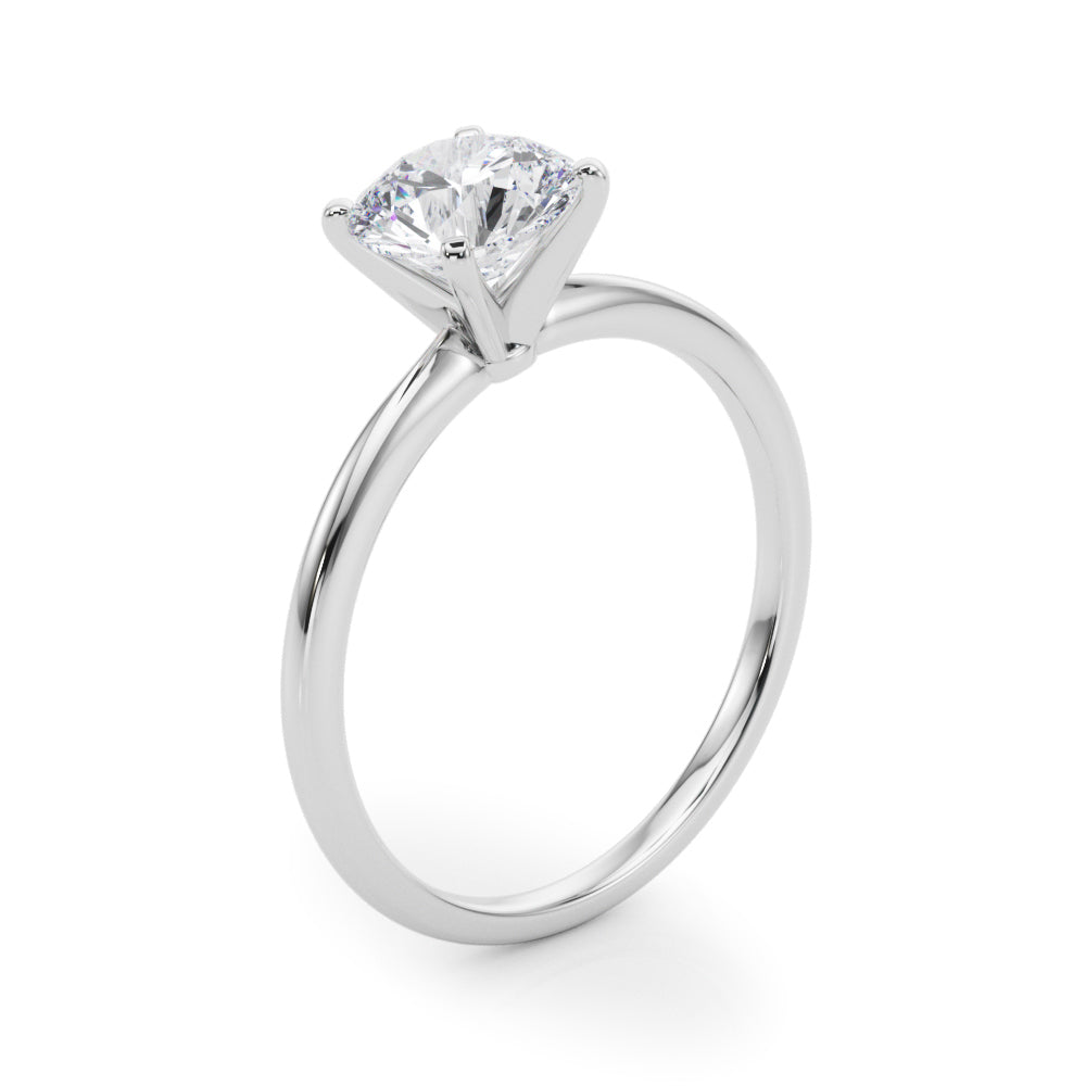 Round Solitaire Engagement Ring