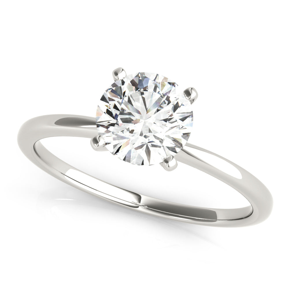Round Solitaire Engagement Ring