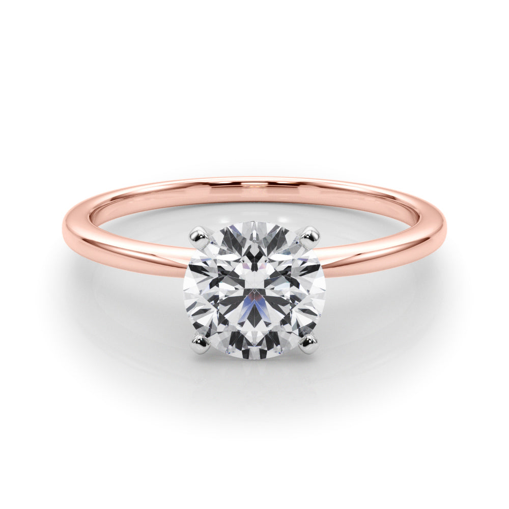 Round Solitaire Engagement Ring