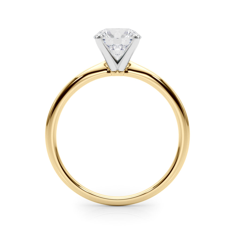 Round Solitaire Engagement Ring