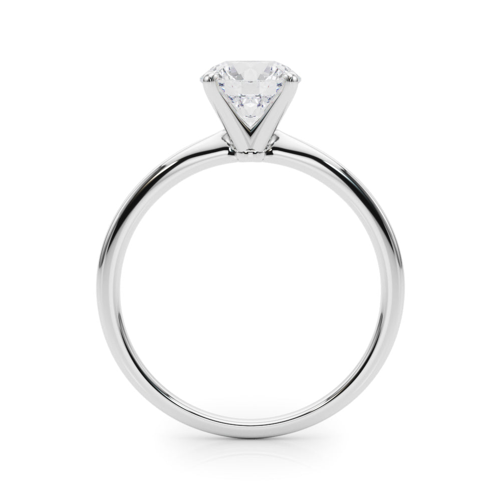 Round Solitaire Engagement Ring