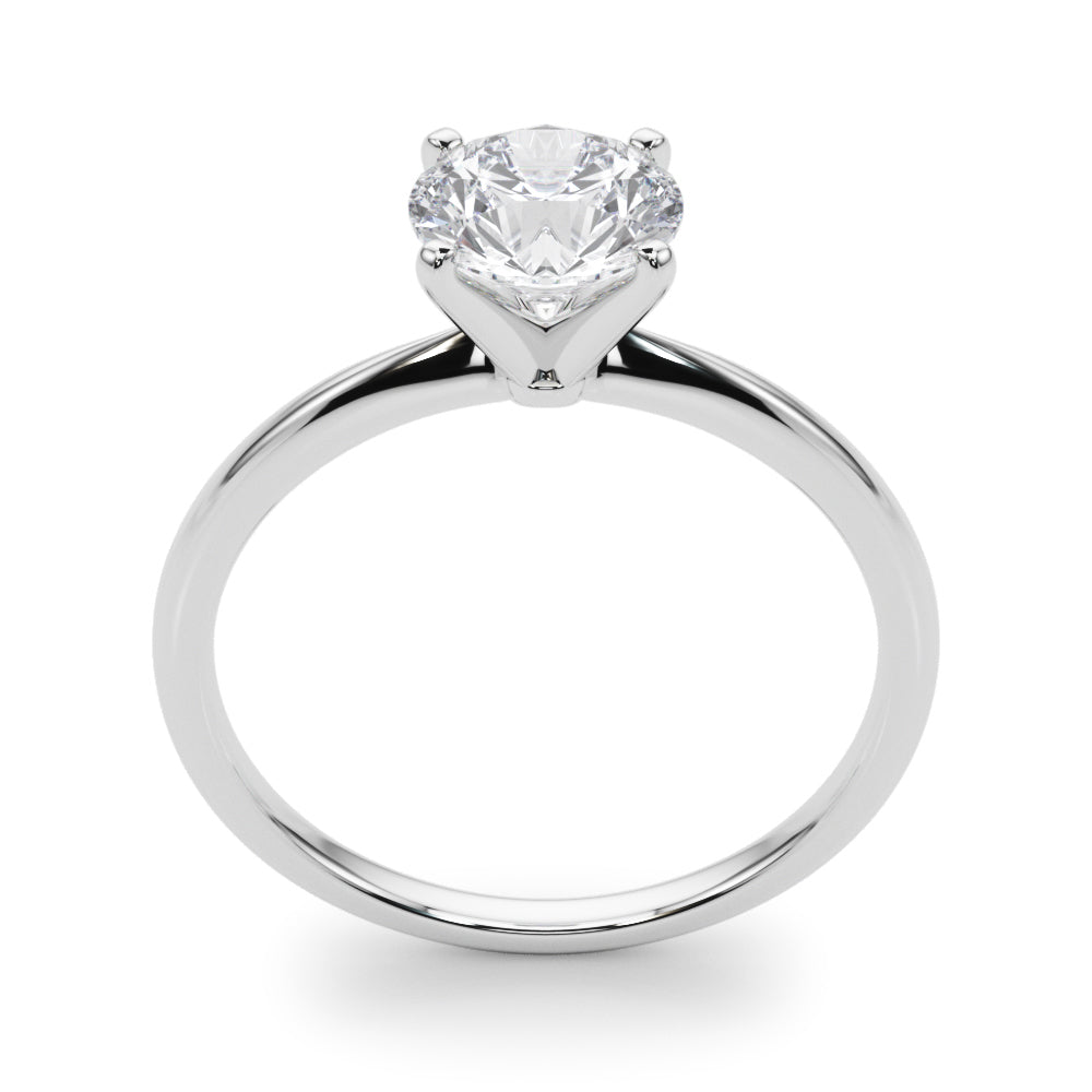 Round Solitaire Engagement Ring