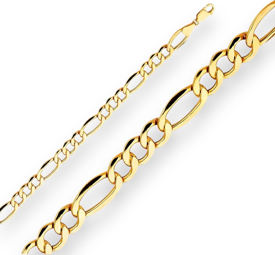 10k Gold Figaro Chain