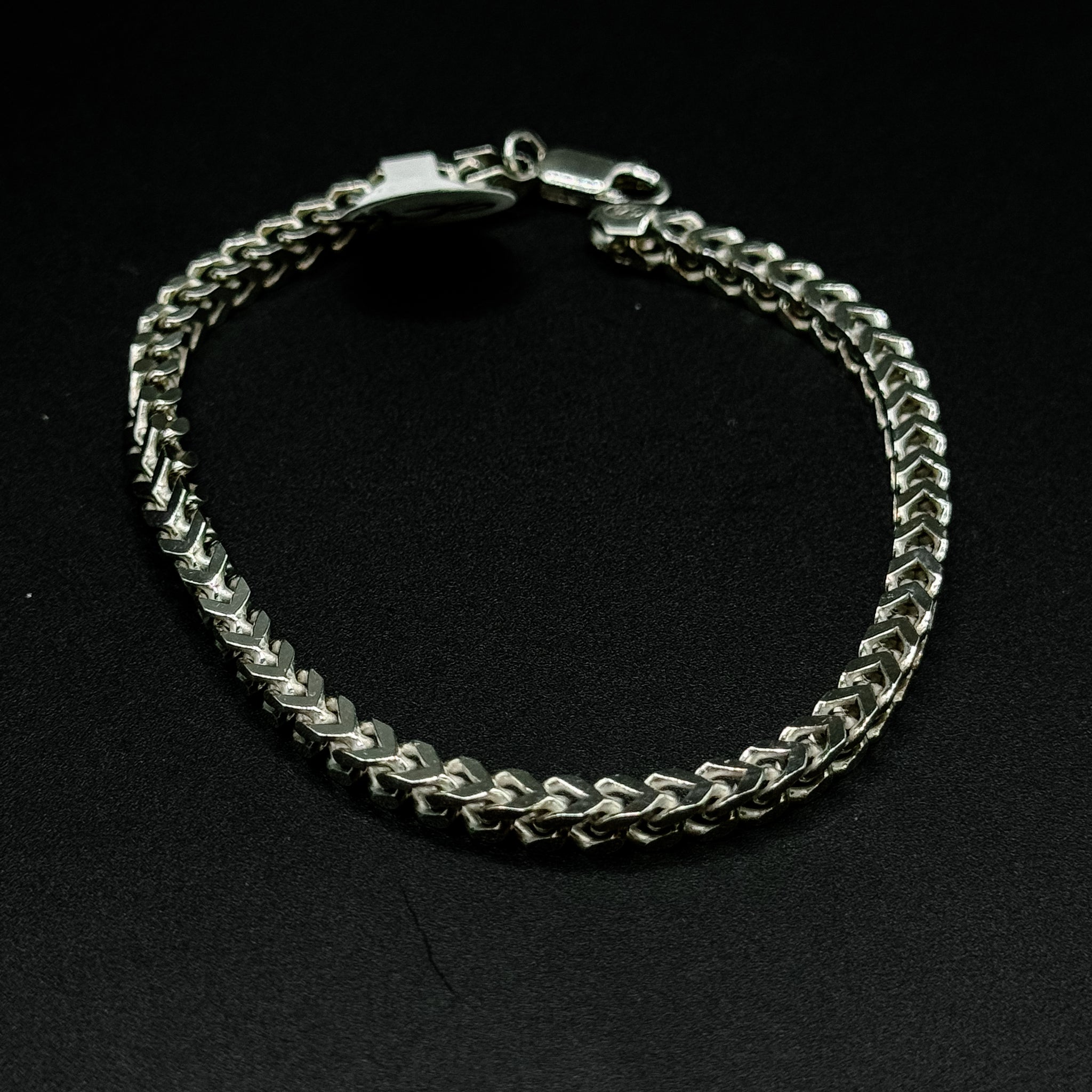 Silver Franco Bracelet