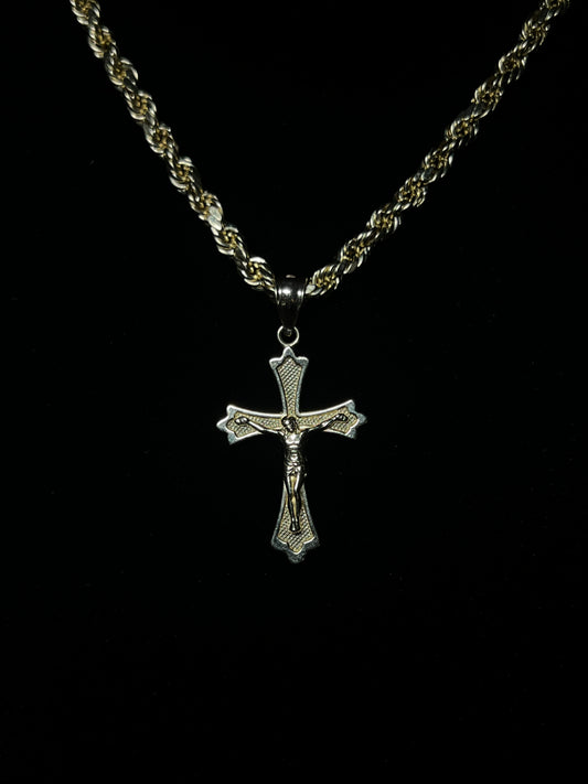 14k Rope with Pendant