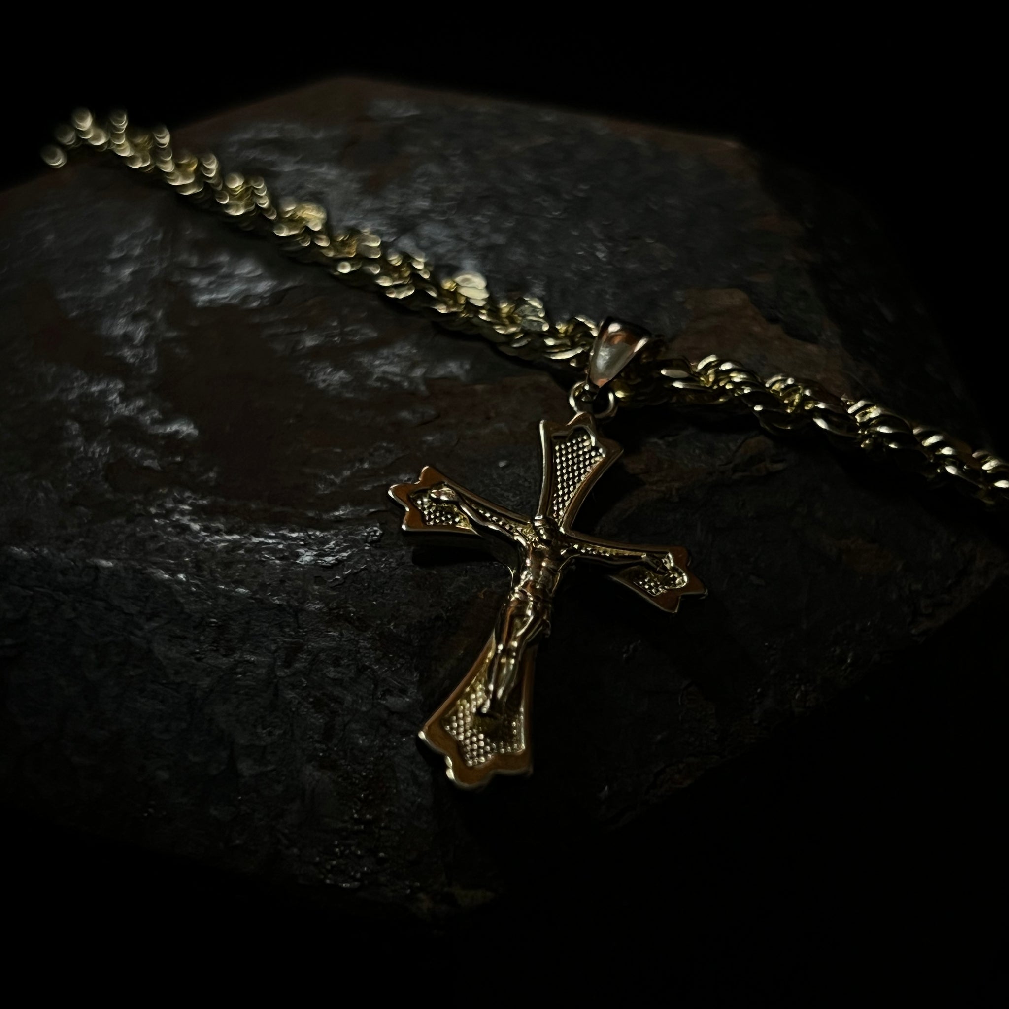 14k Rope with Pendant