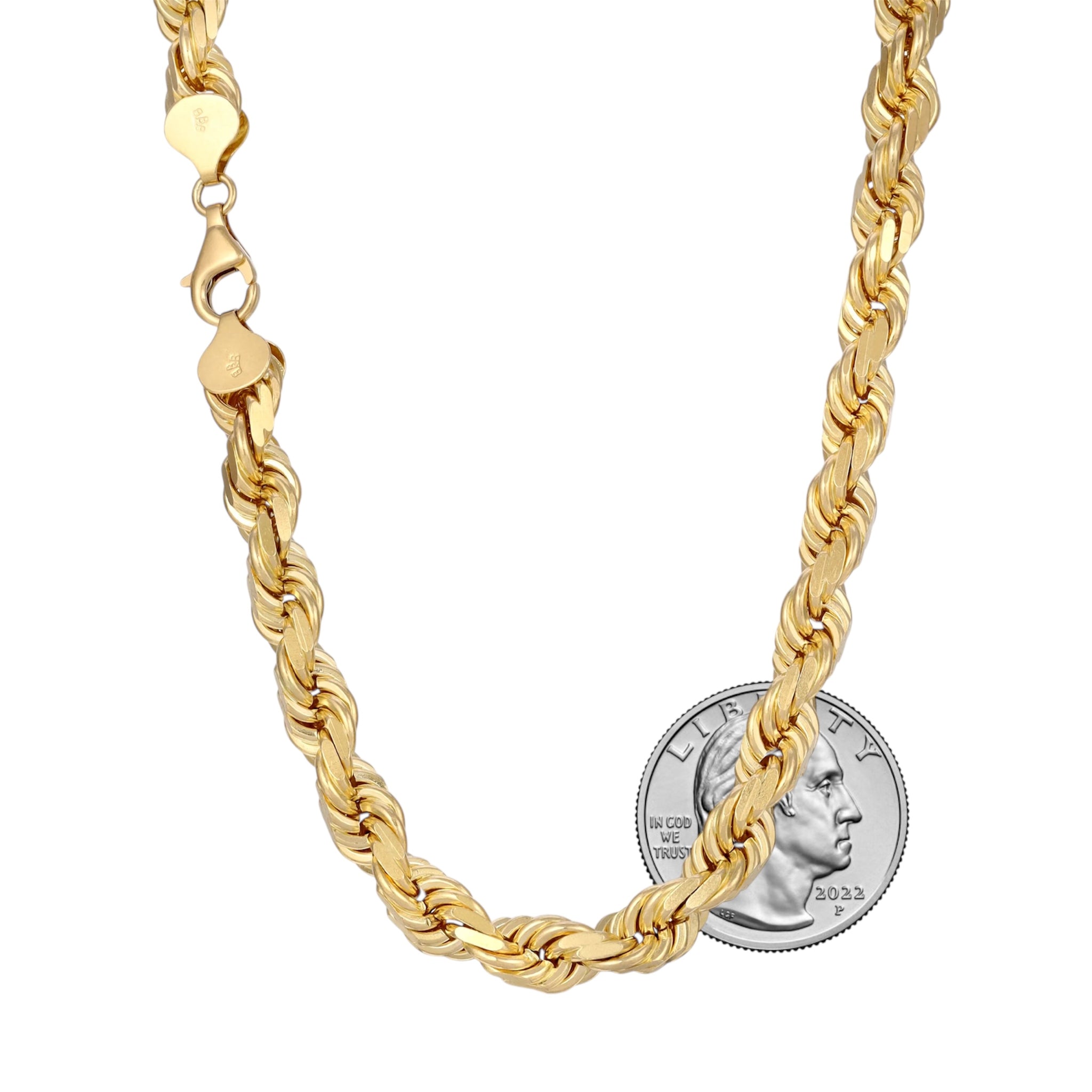 14k 8mm Rope