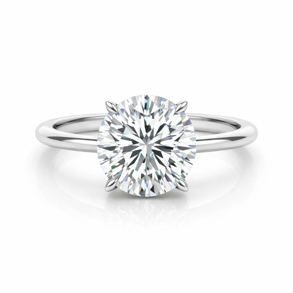 Round Solitaire Engagement Ring