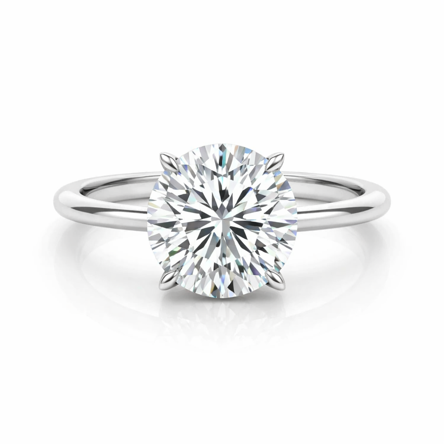 Round Solitaire Engagement Ring
